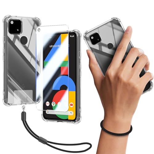 SIMフリー Google Pixel4a [128GB] Google純正ケース＋クリアケース 2