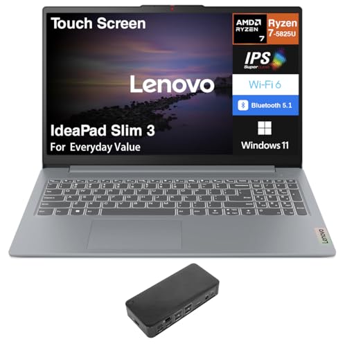 Lenovo IdeaPad Slim 3 Laptop 15.6" Touchscreen IPS FHD miniatura 1