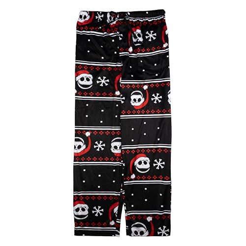 The Nightmare Before Christmas Adults Pajama Pants, Women & Mens Jack Skellington Pajamas, Fleece Holiday Pjs, Sizes S-XL4