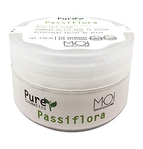 Peeling facial Passiflora y arroz Pure Cosmetics sin parabenos ni siliconas 200ml M·O·I SkinCare - Imagen 3
