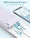 AsperX 2-Pack 10000mAh USB C Output Portable Charger Power Bank Fast Charging, Portable Phone Charger External Battery Pack for iPhone, Android, Google LG and Heated Vest
