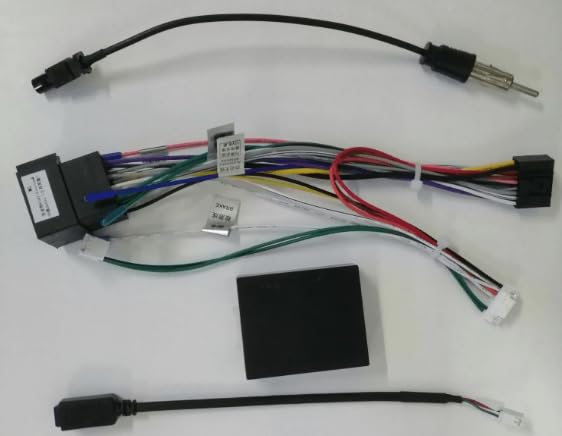 BYNCG Car for Audio Raddio 16PIN Android Power Cable Adapter with Canbus Box for Fait Argo 2021 CD/DVD Player Wiring Harness - (Color Name: Harness CANBUS Box)