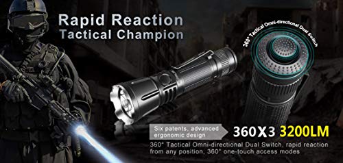 Preisvergleich Produktbild Klarus 360X3 LED Taschenlampe 3200 Lumen