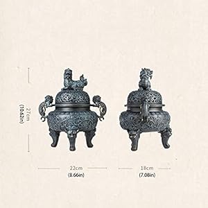 Incenseburnerschinesestyleretroincenseburnercopperthreeleggedincenseburnerincensesticksandalwoodaromatherapyincenseburnerornamentsincenseholdersbackflow Urban Country Home Decor Incense burners chinese style retro incense burner copper three legged incense burner incense stick sandalwood aromatherapy incense burner ornaments incense holders backflow urban country home decor