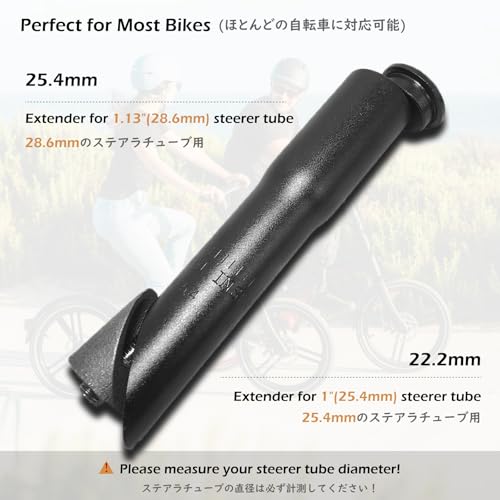 Image of TRIWONDER Stem Riser Adapter Aluminum Alloy Bike Fork Stem Quill Riser Extender Extension Road Mountain Bicycle Stem Head