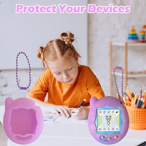 Coque silicone Tamagotchi Connection violet étui protection console