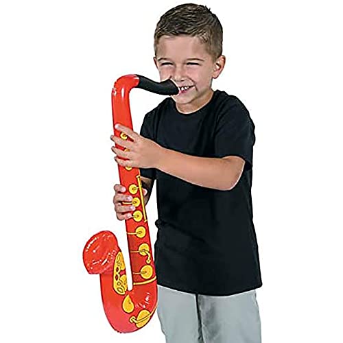 Shatchi 4Pcs Inflatable Saxophone Fancy Dress Accessories Hen Party Wedding, Kids Toys #TOP6