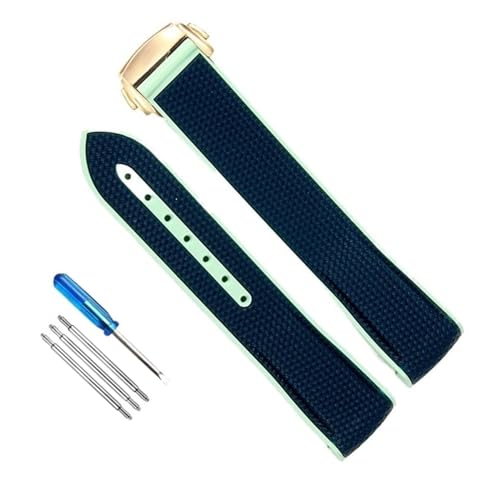 Bracelet de montre en silicone étanche série assortie type interface pour planète commun S3YT8U