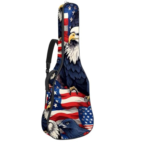 Sac pour guitare à poches multiples et housse acoustique 41 pouces grand format