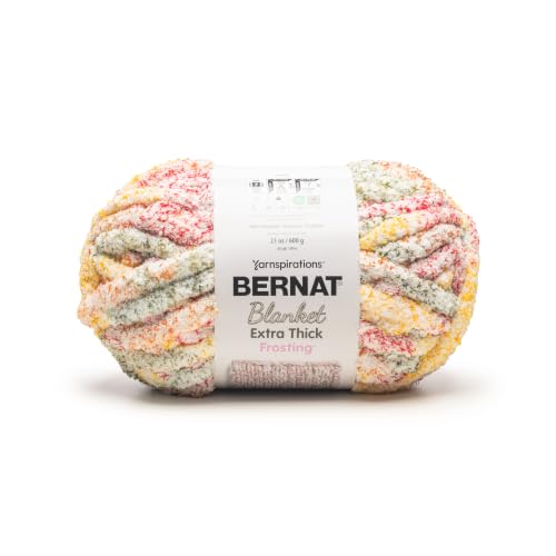 Image of Bernat Extra Thick Frosting - Chunky Yarn for Hand Knitting, Crochet, Crafts & Amigurumi - #7 Jumbo - 21oz /600g - 65 Yards - Rebirth