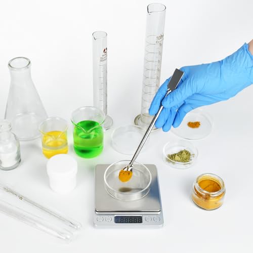 Spatules à double extrémité Artcome en acier inoxydable pour mélanger et ramasser