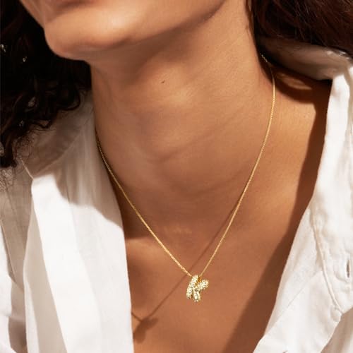 Collier initiale ballon or 14K hypoallergénique pendentif lettre ne ternit pas - 3