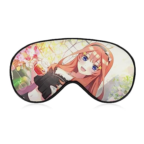 五等分の花嫁 中野五月 アイマスク キャラクター アニメ アイマスク 睡眠用 かわいい 睡眠改善 遮光 柔らかい 眼精疲労 目元疲労回復 安眠マスク 圧迫感なし 子供 男女兼用 ギフト