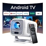 [12000 Lúmenes, Auto Focus] Smart Proyector Nativo 1080P 4K Supote, Auto Keystone, App Integrada, Inteligente Projector Portatil con WiFi 6 Bluetooth 5.4, Compatible con HDMI/iOS/Android/USB LYNCAST