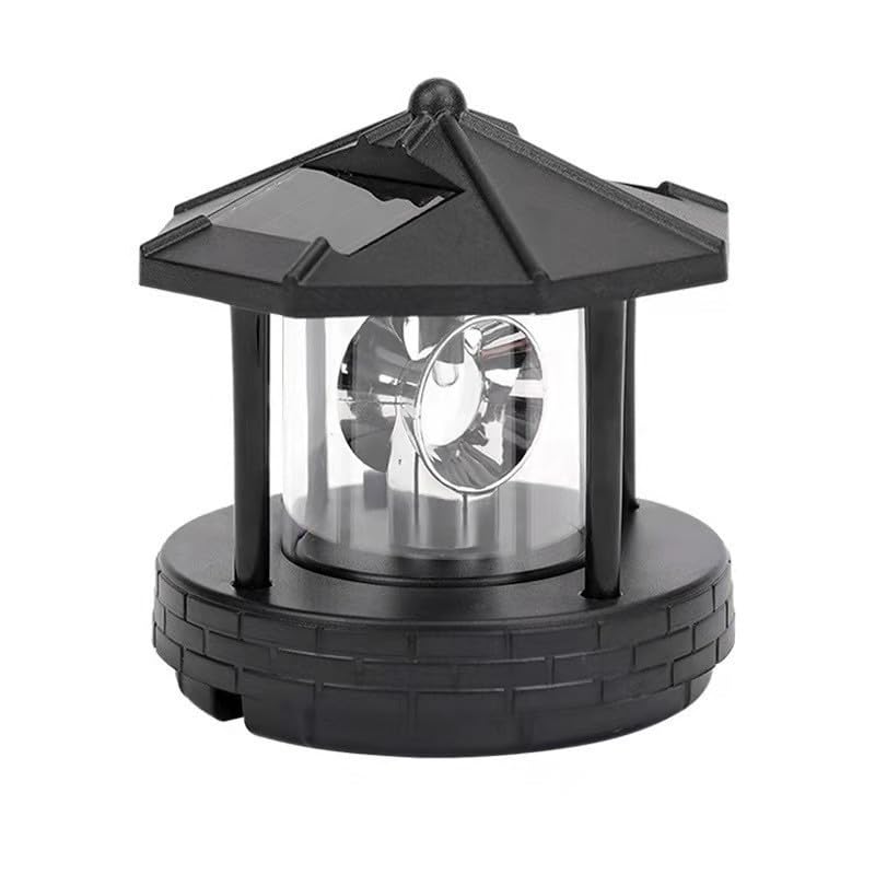FTK® Solar Lighthouse LED Light - Outdoor Solar Rotating Lighthouse Resin Accessories, Garden Landscape Light, Courtyard Decoration-image-30