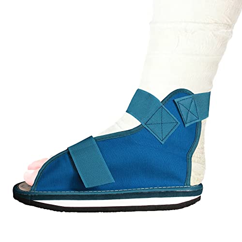 Economy Super Cast Shoes, Postoperative Cast Boot For Fracture Feet, Supports Surgical Foot Protection, Stables Ankle Joints, Size Medium 4-3/4