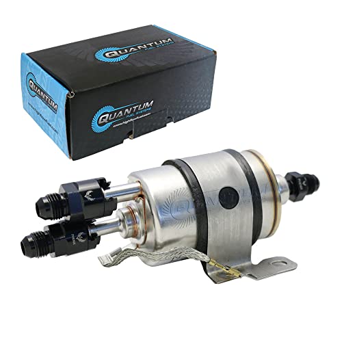 QFS-F201-AN6 Quantum LS Swap C5 Corvette Fuel Pressure Regulator/Filter + 6AN Fittings for Chevrolet Corvette 5.7L (1999-2004), Replaces Wix 33737