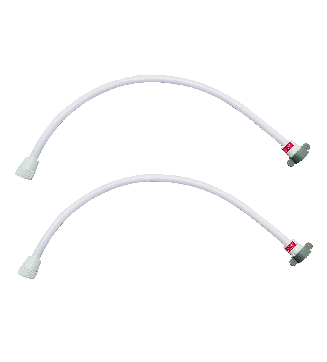 Anatomix Connection Pipe For Geyser/Connection Pipe For Wash Basin, Cistern Tank, Various Appliances (White, 18 Inch) - Pack of 2 LQ