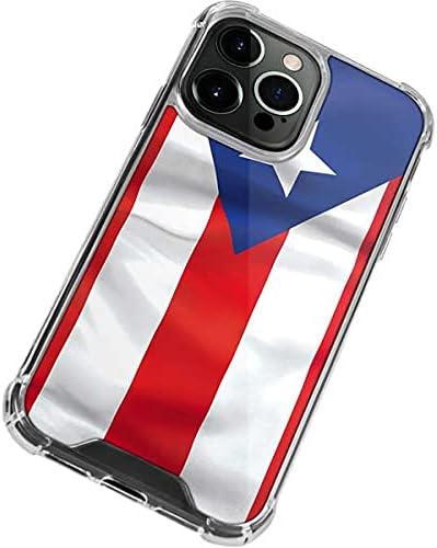 Skinit Clear Phone Case Compatible with iPhone 13 Pro Max - Puerto Rico Flag Design