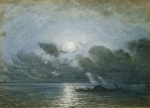 Venise de Félix Ziem tableau toile poster décoration murale bureau 60x90