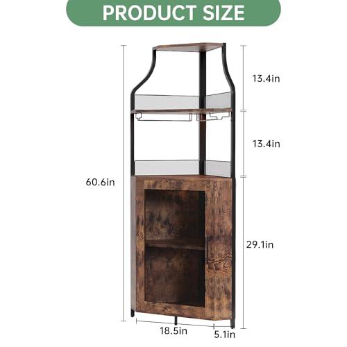 Meuble bar d'angle Zstar pour optimiser les petits espaces du salon - 3