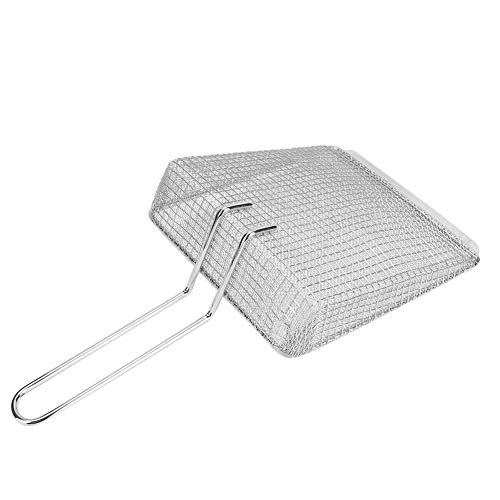 Robuste Schaufel, Friteuse, Scooper-Sieb, hitzebeständiger langer Griff für die Wohnküche(Secret Net) – Bild 8
