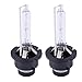 Aublinto Automotive HID Xenon Bulb D2S D2R D2C 35W Xenon Headlight HID Bulbs 6000K Pure White High Low Beam Replacement Lights for Most Models, Pack of 2