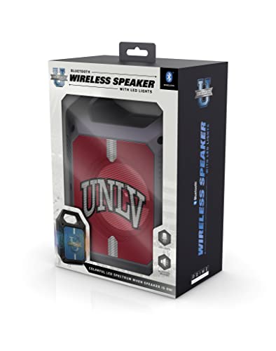 SOAR NCAA ShockBox XL LED Wireless Bluetooth Speaker, UNLV Rebels - image 2