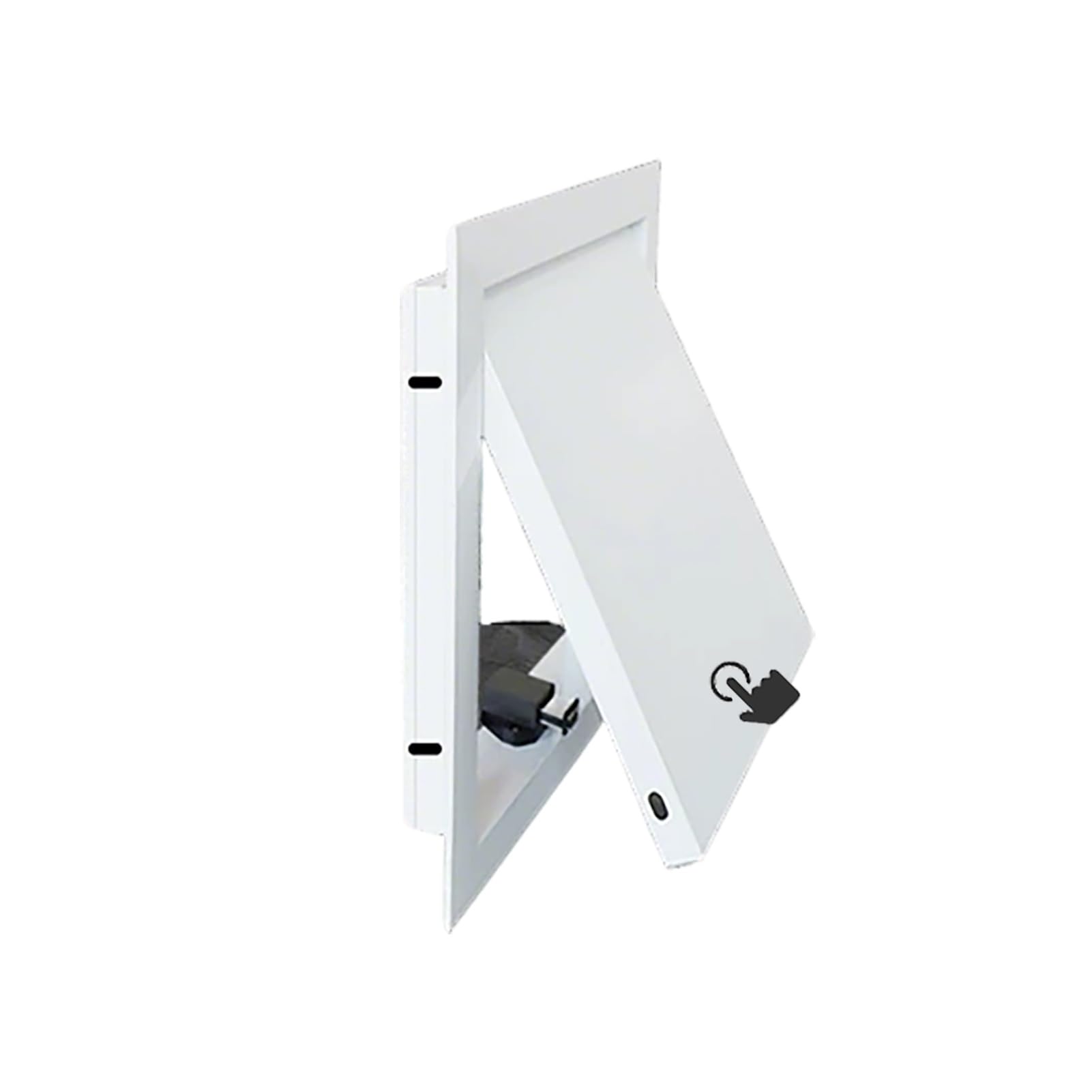 Sydvoxt Ceiling Access Panel with Push-Button Switch, Wall Hatch Access Door Electrical Panel Cover, Drywall Plumbing Servicing Panel for Bathroom Remodel(8x8in(20x20cm))
