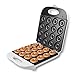 16 Mini Donut Maker, Piccola Ciambella Elettrica Snack Machine con Controllo Automatico Termostato Spia Antiaderente Bifacciale, Macchina da Forno Domestica