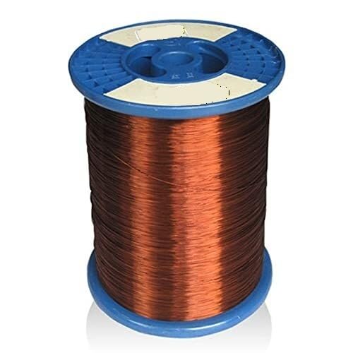 Hochtemperaturbeständiger, sauerstofffreier Kupferlackdraht for elektromagnetische Experimente, 1 kg(D0.6mm)
