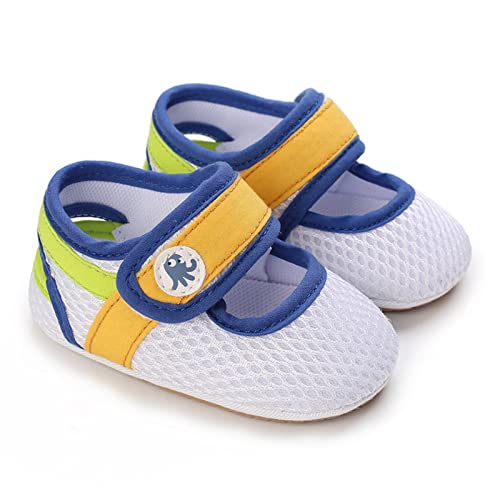 Summer Children Infants Boys and Girls Flat Floor Sports Mesh Breathable and Comfortable Hook Loop Spearmint Baby Shoes2