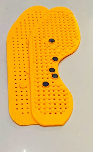 Image of Percare Acupressure Shoe Sole /Magnetic Shoe Sole(Yellow)