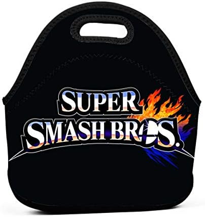 Lightweight Insulated Neoprene Lunch Tote Bag, Super Smash Bros