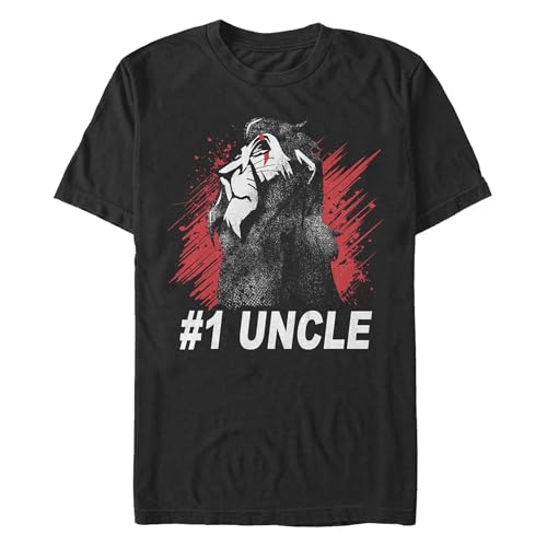 Disney Villains Uncle Scar Young Men's Short Sleeve Tee Shirt