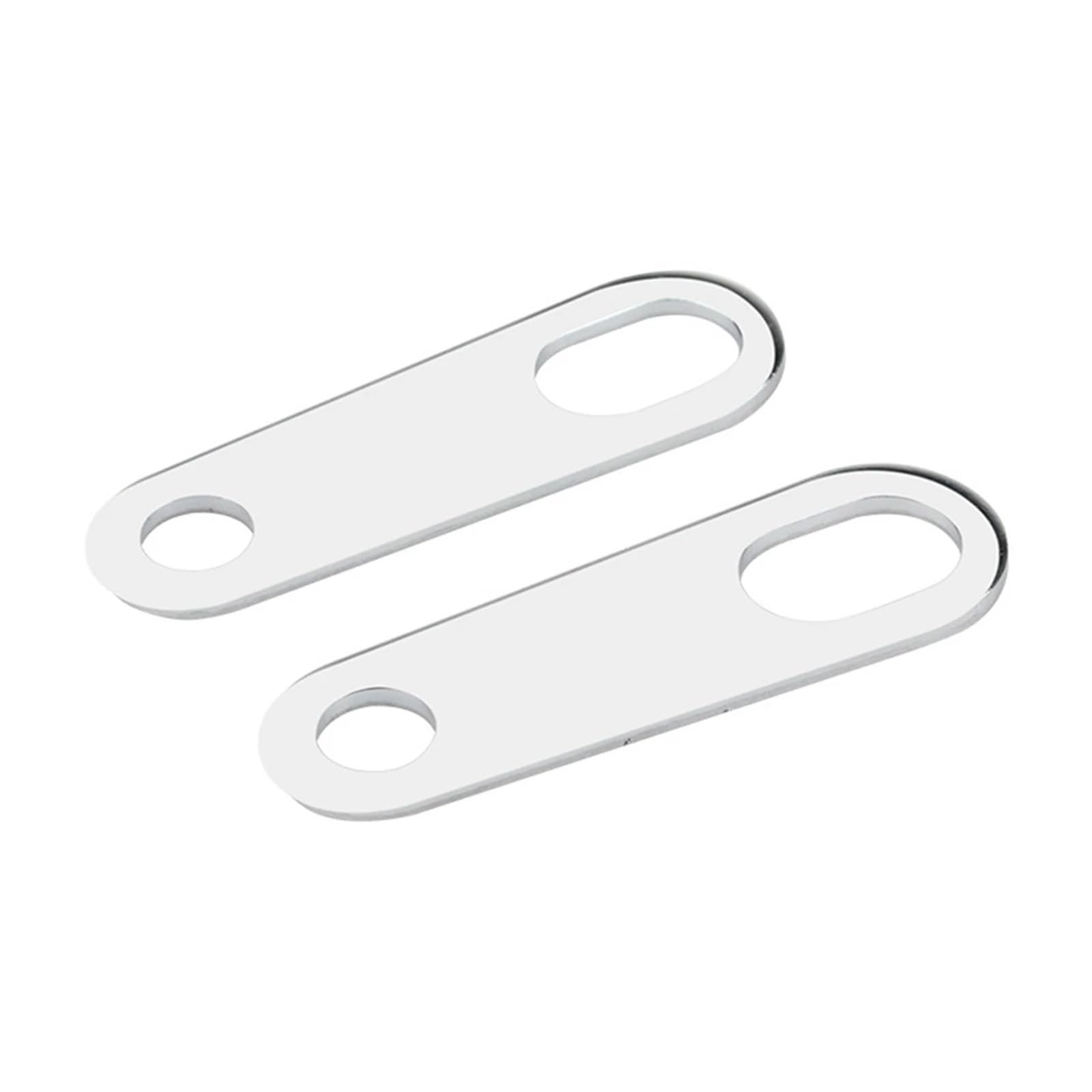 Headlight Bracket 2pcs Motorcycle Headlight Bracket Rearview Mirror Lamp Spotlight Extension Holder Clamp Motorbike Scooter(Sliver Straight)