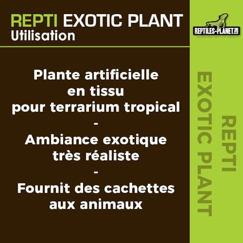 Reptiles-Planet Künstliche Pflanze für Terrarium Tropical, Musa Basjoo Sieb