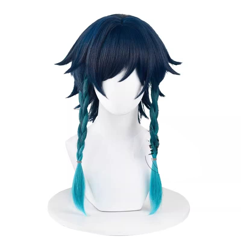 ○原神 ウェンティ ウィッグ コスプレ かつら げんしん : Pawpaw ウィッグ ウェンティ 原神 コスプレ ウェンティコスプレ コスチューム ウィッグ Genshin かつら  高温 耐熱 学園祭 Cosplay Wig ネット付き (ウェンティ) : ホビー