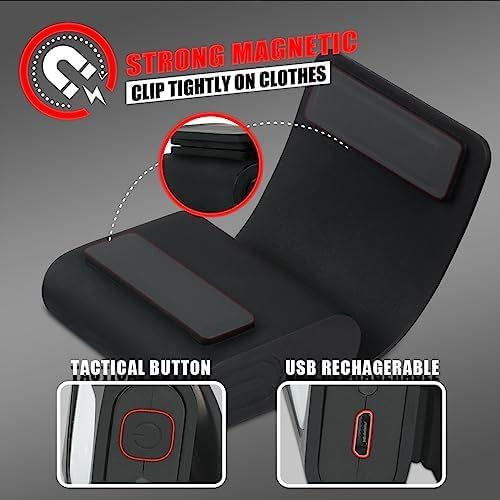 Miniatura 4 de GOANDO Paquete de 4 luces LED de seguridad para correr para corredores y corredores, equipo de correr reflectante de alta visibilidad con línea de