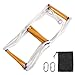 Emergency Fire Escape Rope Ladder 2 Story Homes 16 Feet Flame Resistant Fire Safety Ladders with Carabines | Weight Capacity up to 2500 Pounds | Portable and Reusable