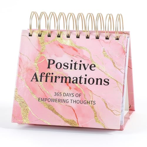 Daily Flip Calendar with Inspirational Quotes - Motivational Perpetual Calendar Desk Office Home Decor for Women, Gifts Desk Accessories for Girls Positive Affirmations - Image 6
