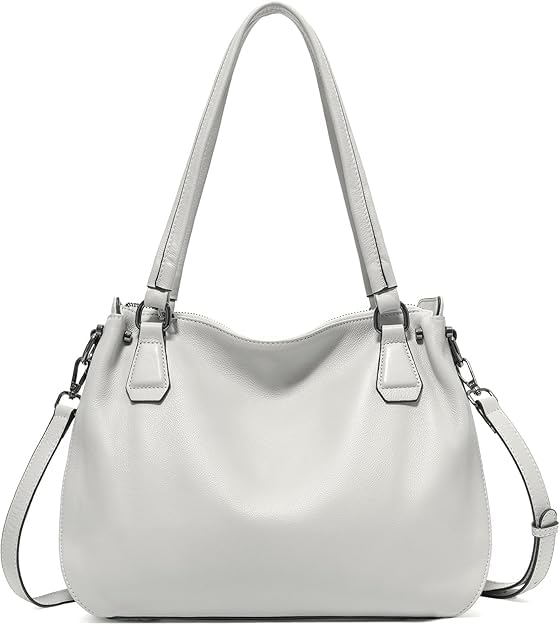 Sac à main en cuir véritable résistant avec sangle réglable confortable