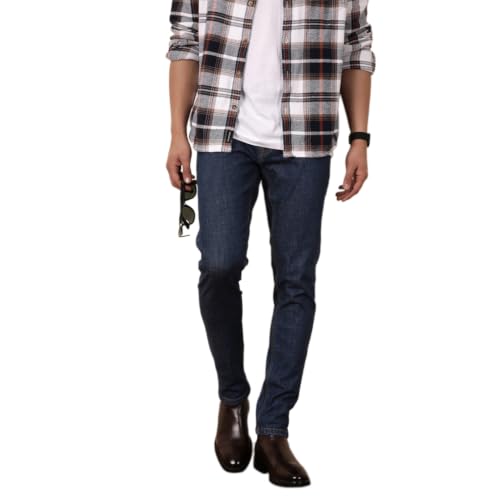 Image of WROGN Men's Cotton Stretch Jeans | Slim Tapered Fit