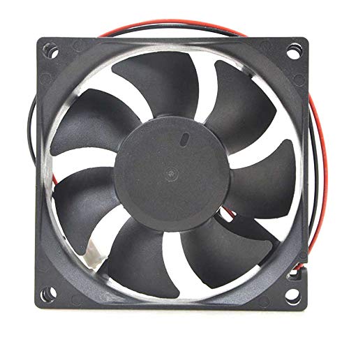 GT0812MB-25 Server Cooler Fan - 12V 0.41A Double Ball Bearing Chassis for 80x80x25mm 2-Wire Applications