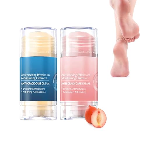 2 Stück Hydrating and Anti-Cracking Foot Cream, Feuchtigkeitsspendende und Anti-Riss-Fußcreme, Fußcreme Stick, Fußpflegecreme Lindert Extreme Trockenheit und Rissbildung der Hände und Füsse