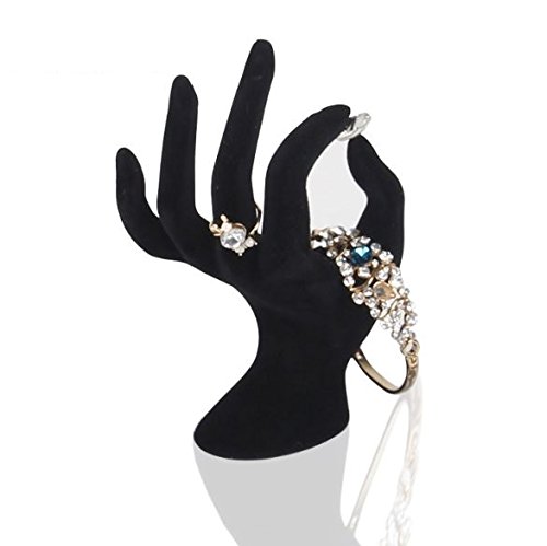 Image of SYGA Ring Holder Hand Shape Plastic Jwellery Stand