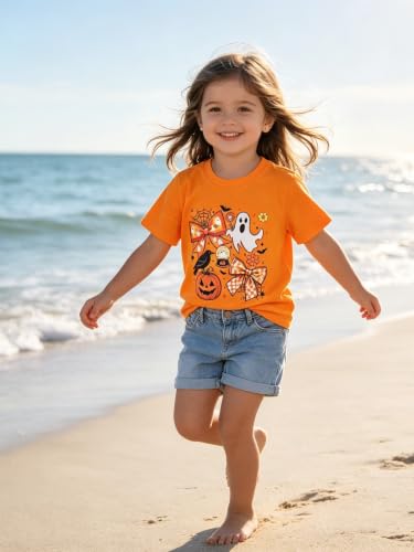 Image of Funnycokid Toddler Girls Graphic T-Shirt, Short Sleeve Tee, 2-8 Years