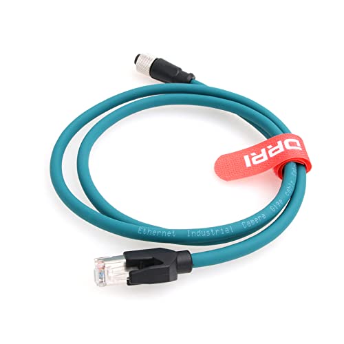 Cable Cat6a M12 A-Code a RJ45 1 m para cámara miniatura 3