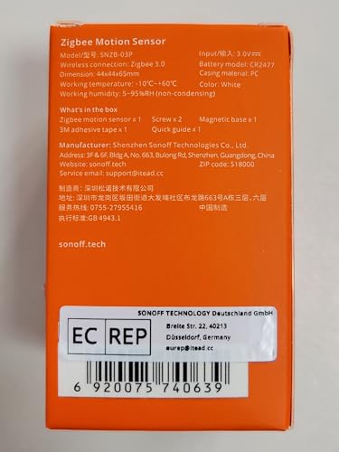 SNZB-03P ZigBee Motion Sensor