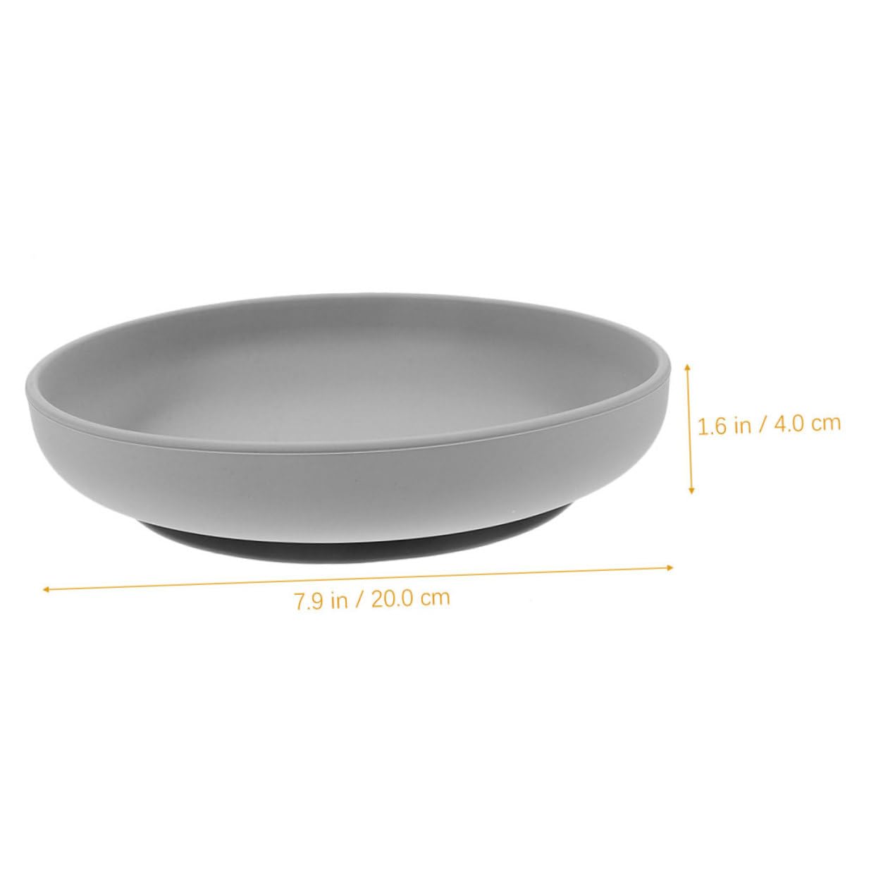 COLLBATH Elderly Disabled Assistive Eating Pack Spill Bowl High-Sided Plate for Seniors